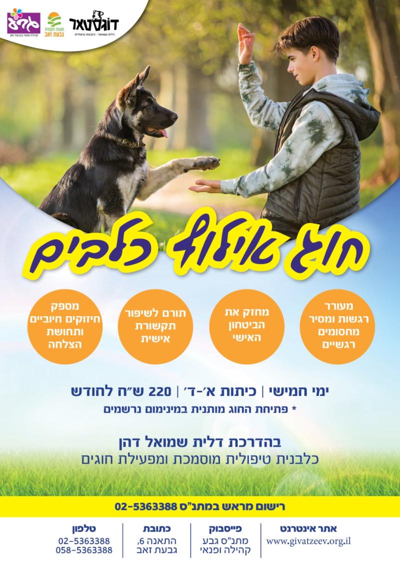 אילוף כלבים - אילוף כלבים-א'-ד'